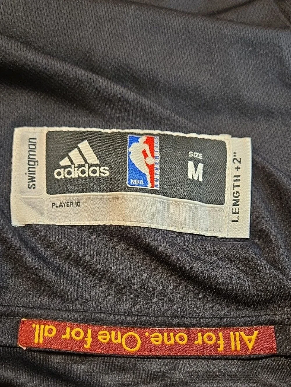 Cleveland Cavs Adidas Swingman Kyrie Irving Short Sleeve Black Jersey Sz M